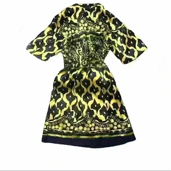Just Sweet Multi Patterned Silk Dress - Picture 2 of 15